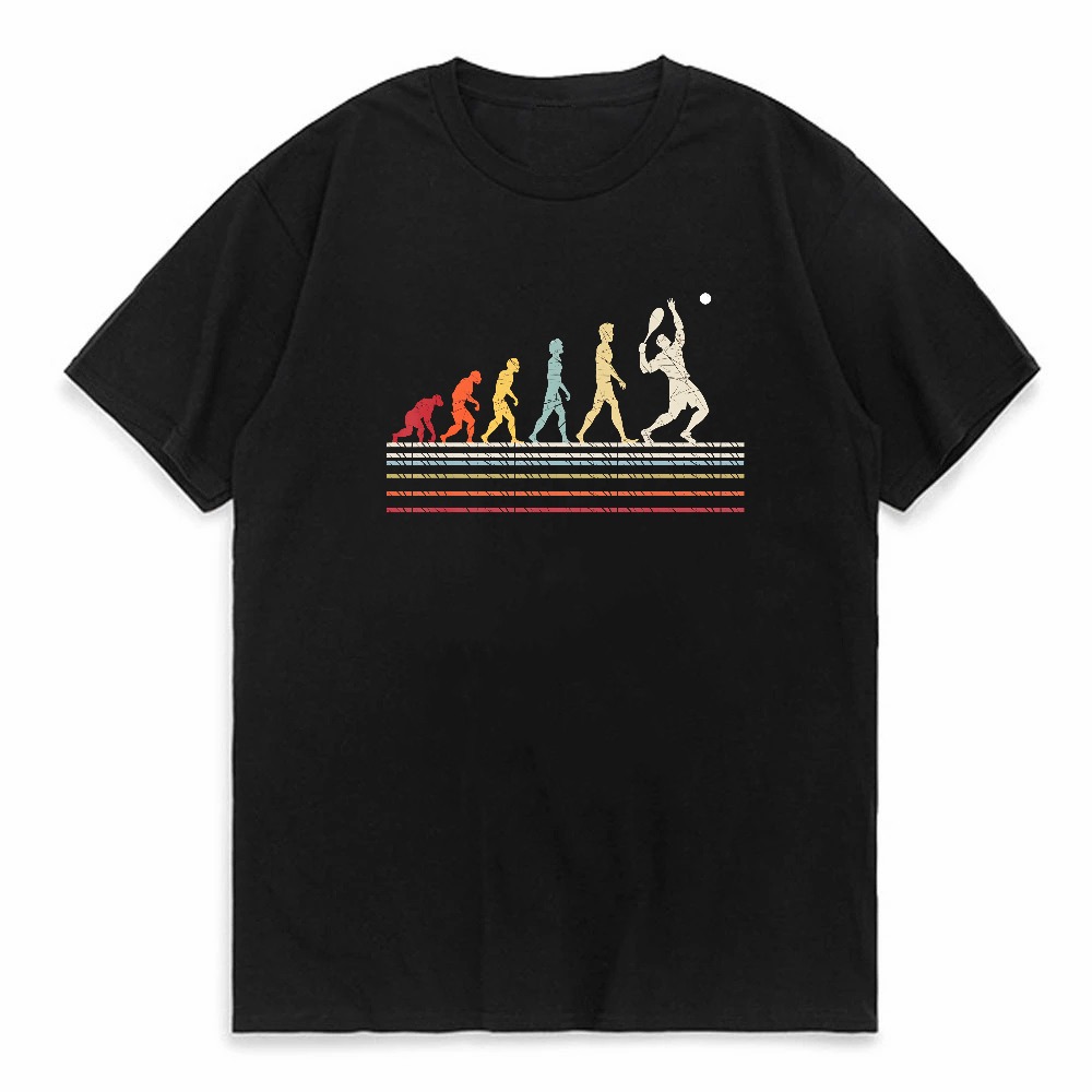 Street Fashion Evolution - Kaus Gambar Cetak Olahraga Tenis Evolution