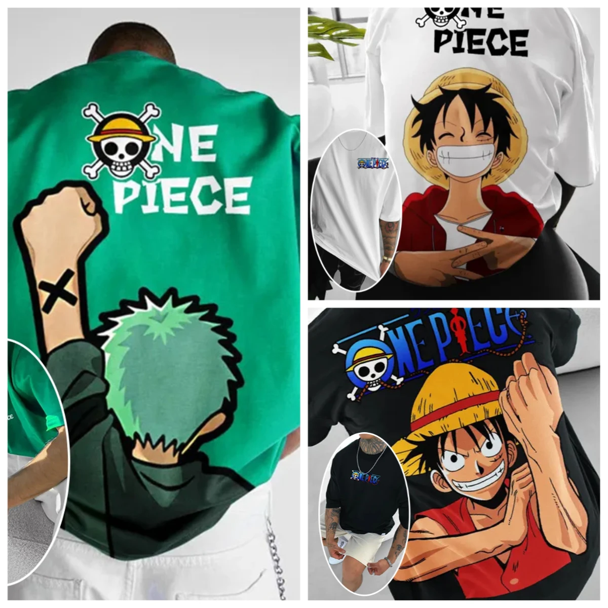 Street Fashion Trend 2025 - ONE PIECE Luffy Zoro 2025 Tren
