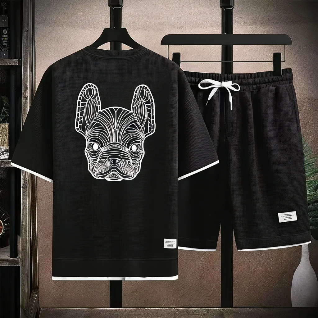Street Fashion Styles - Setelan Kaos Lengan Pendek dan Celana