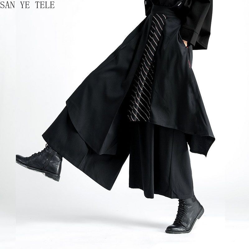 Street Fashion In Japanese - Celana Hitam Pria Model Jepang dengan