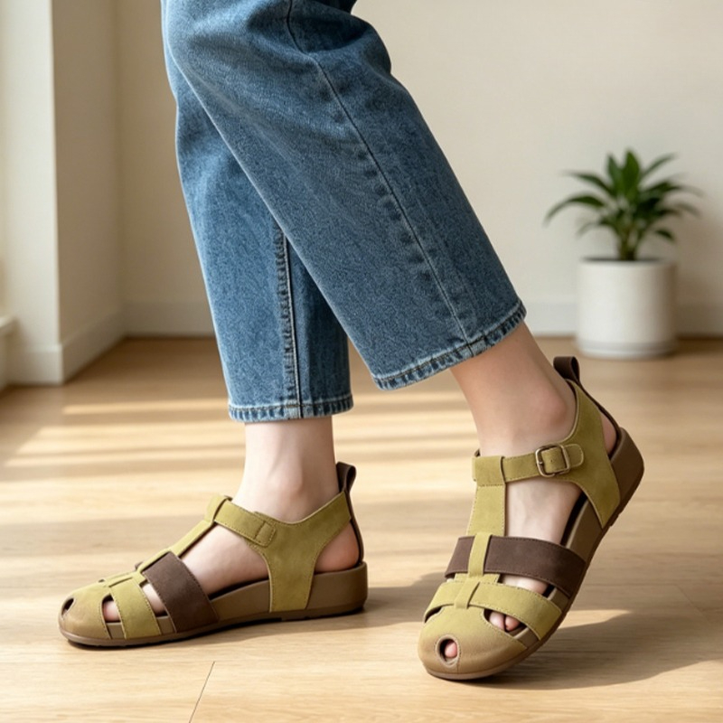 Street Fashion Brands - Sandal Wanita Model Flat Kasual Modis