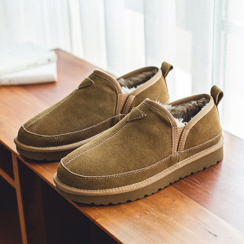 Street Fashion Winter 2026 - Sepatu Bot Salju Kulit Sapi Asli