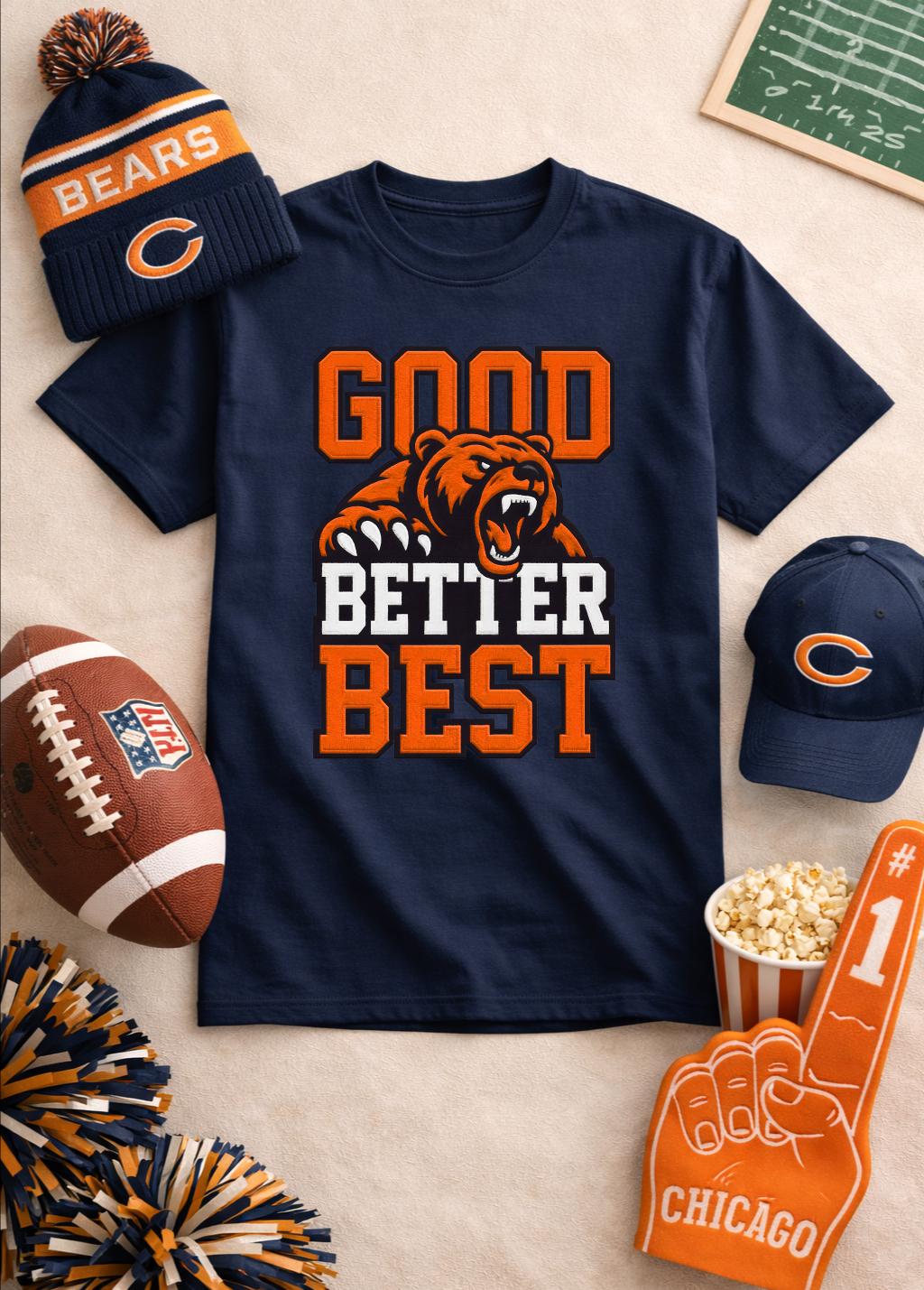Kaus Good Better Best Bear Ata - Street Fashion Chicago ulasan dan harga