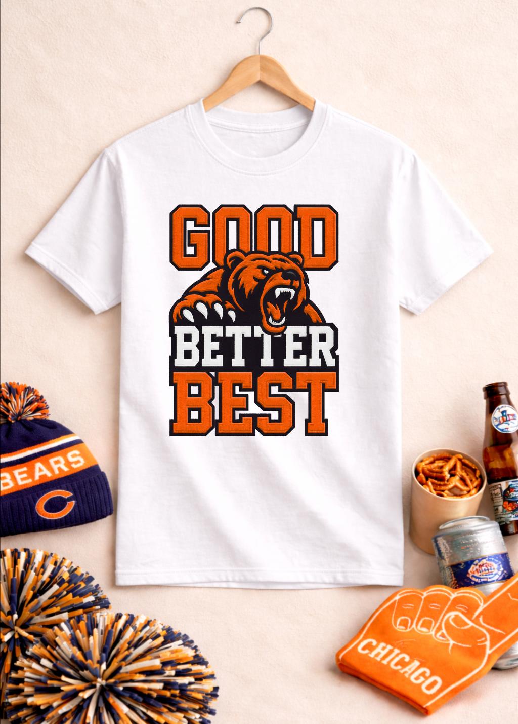 Kaus Good Better Best Bear Ata - Street Fashion Chicago ulasan dan harga