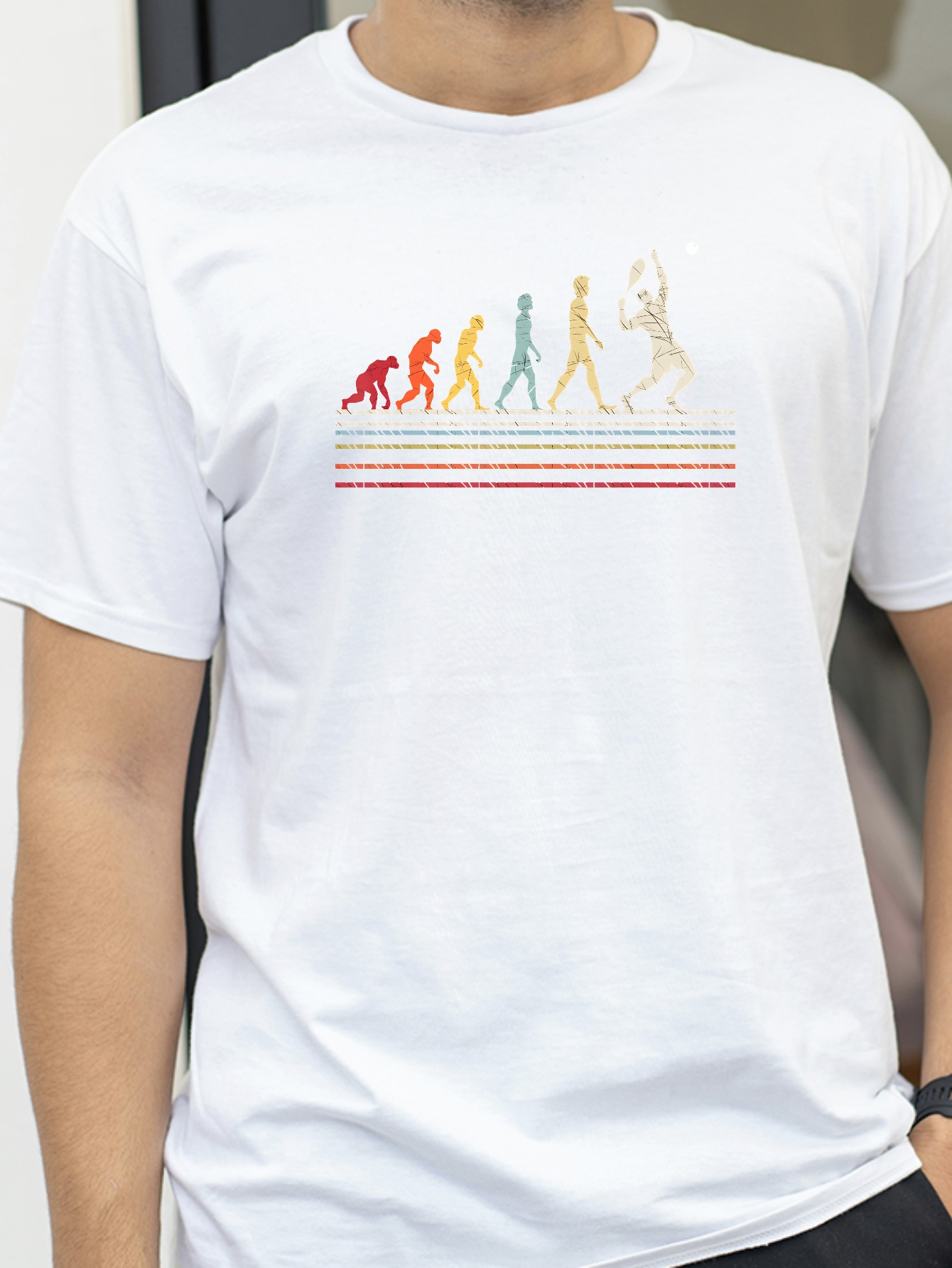 Kaus Gambar Cetak Olahraga Ten - Street Fashion Evolution ulasan dan harga