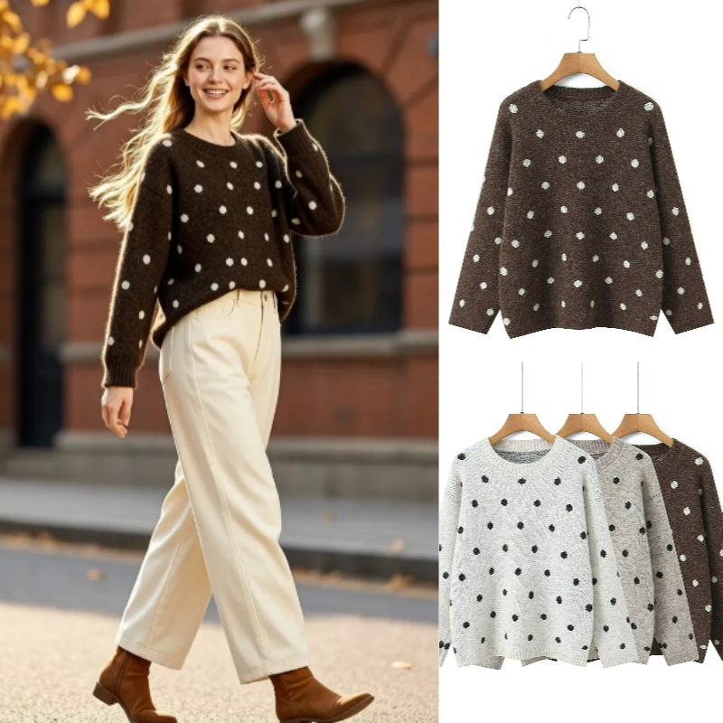 Sweater Wanita Guobioziy 2026  - Street Fashion Winter 2026 ulasan dan harga