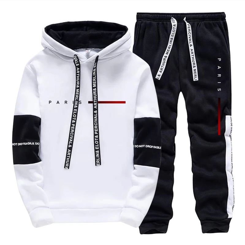 Set Hoodie Fashion Paris Stree - Street Fashion Casual ulasan dan harga