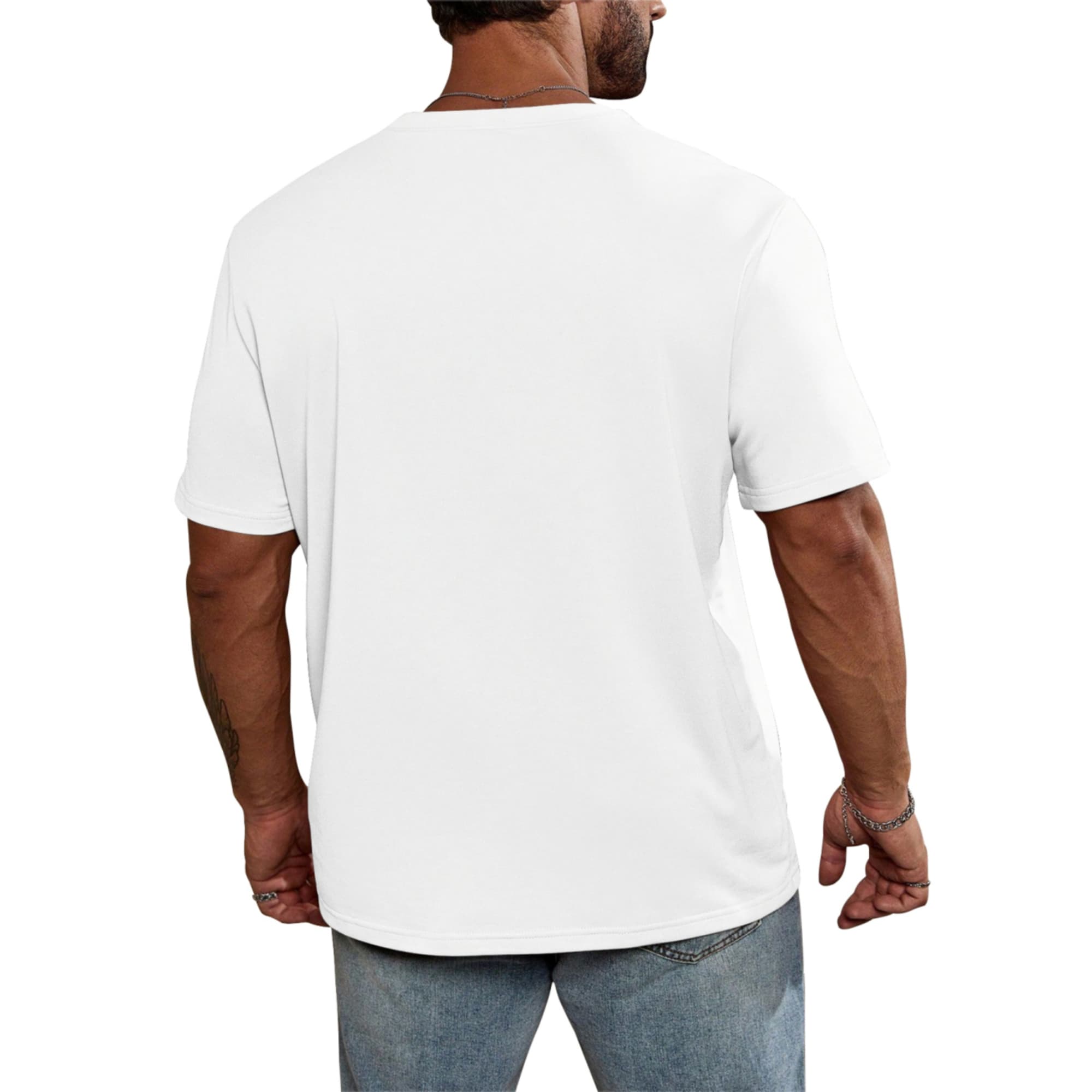 Kaus Lengan Pendek Cetak Nomor - Street Fashion Chicago ulasan dan harga