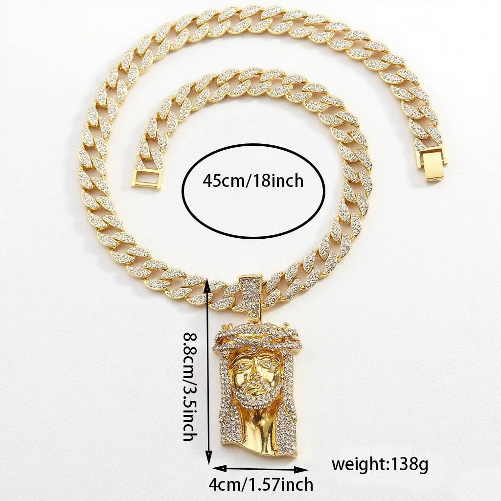 Kalung Liontin Hip Hop Pria Wa - Fashion Street Singapore ulasan dan harga