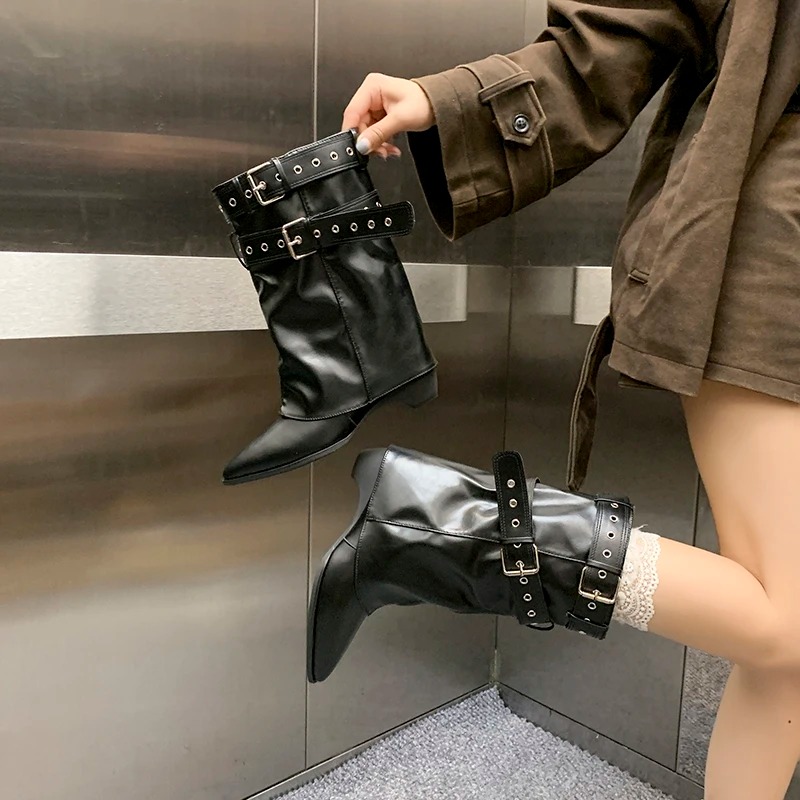 Sepatu Bot Wanita Musim Dingin - Street Fashion Trend 2025 ulasan dan harga