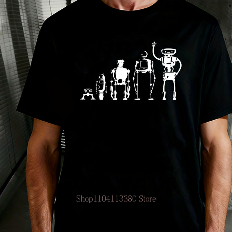 Kaus Gambar Grafis Robot Evolu - Street Fashion Evolution ulasan dan harga