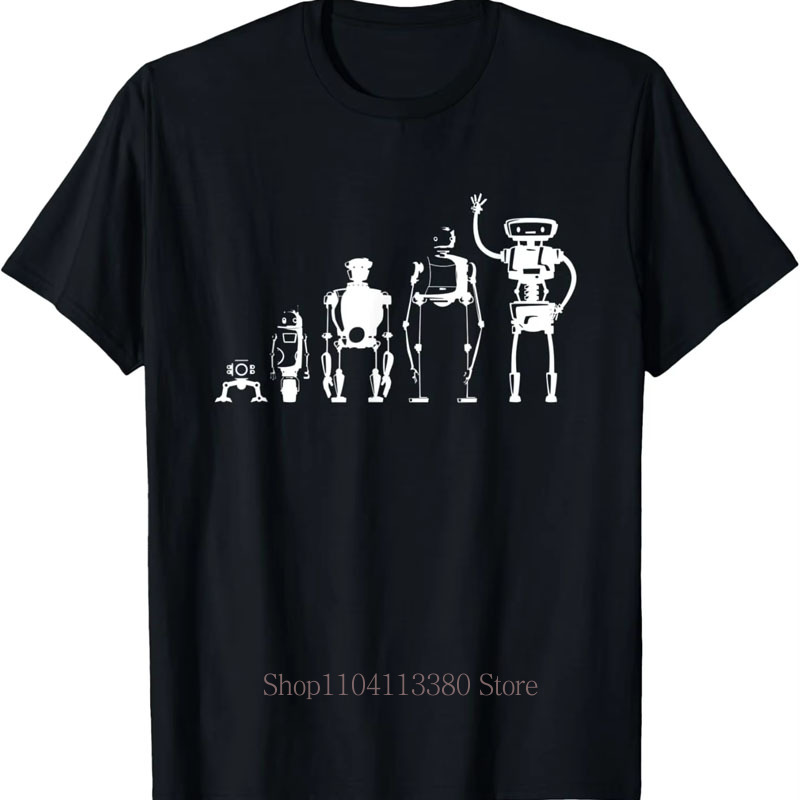 Kaus Gambar Grafis Robot Evolu - Street Fashion Evolution ulasan dan harga