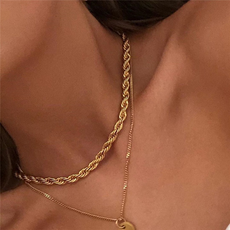 Kalung Choker rantai tali puta - Fashion Street Singapore ulasan dan harga