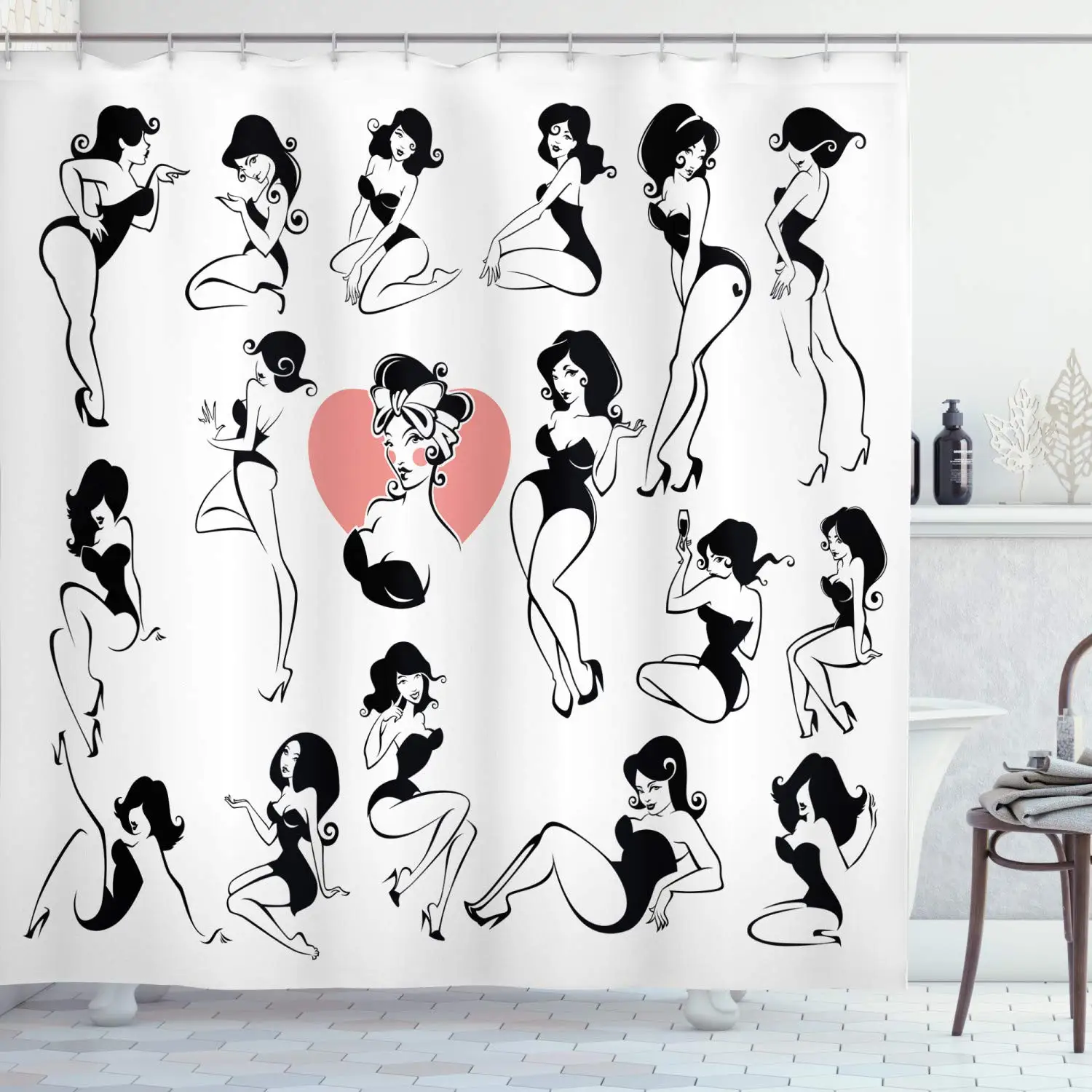 Model Tirai Kamar Mandi Wanita - Street Fashion Pose ulasan dan harga