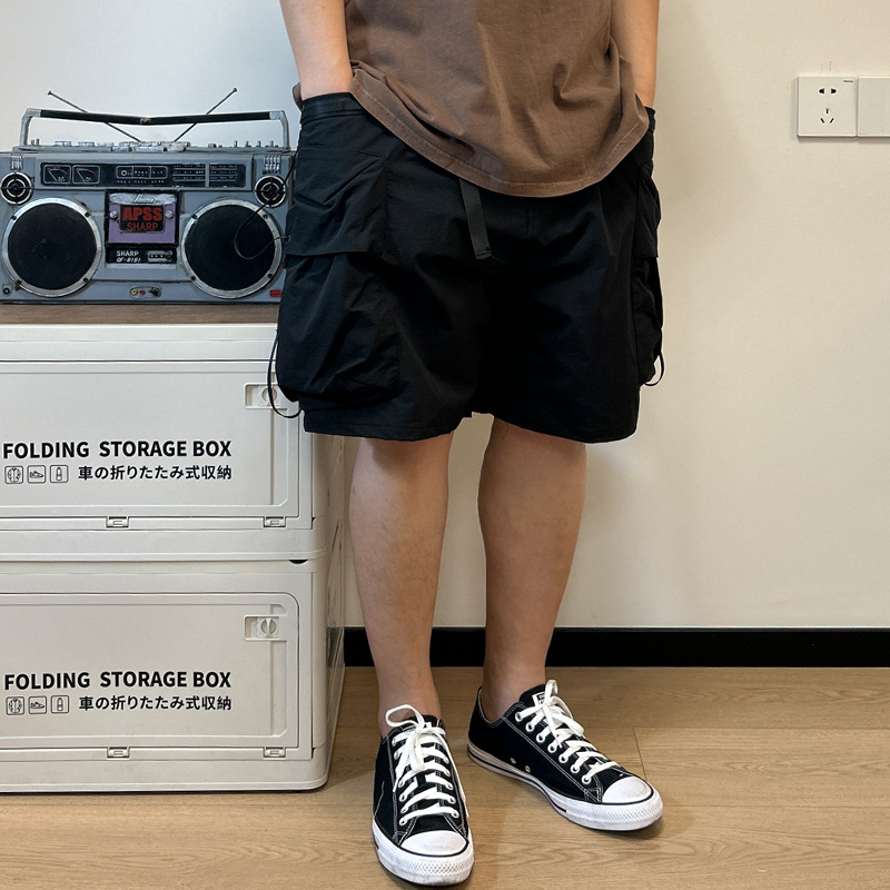 Celana Pendek Multi Saku Pakai - Street Fashion In Japanese ulasan dan harga