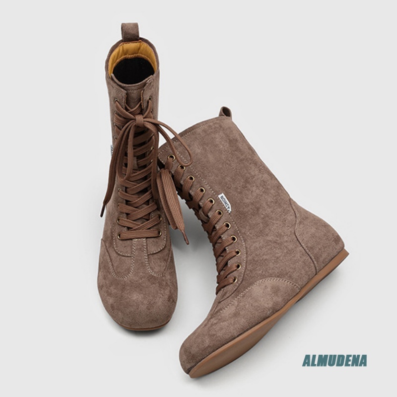Sepatu Boots Pria Suede Seteng - Street Fashion Winter 2026 ulasan dan harga