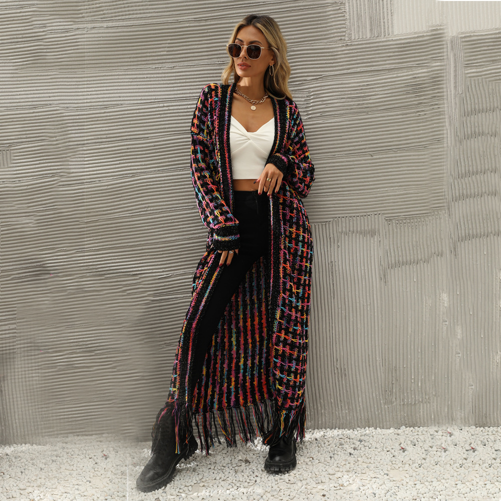 Kardigan Rajut Panjang Berumba - Street Fashion Winter 2026 ulasan dan harga