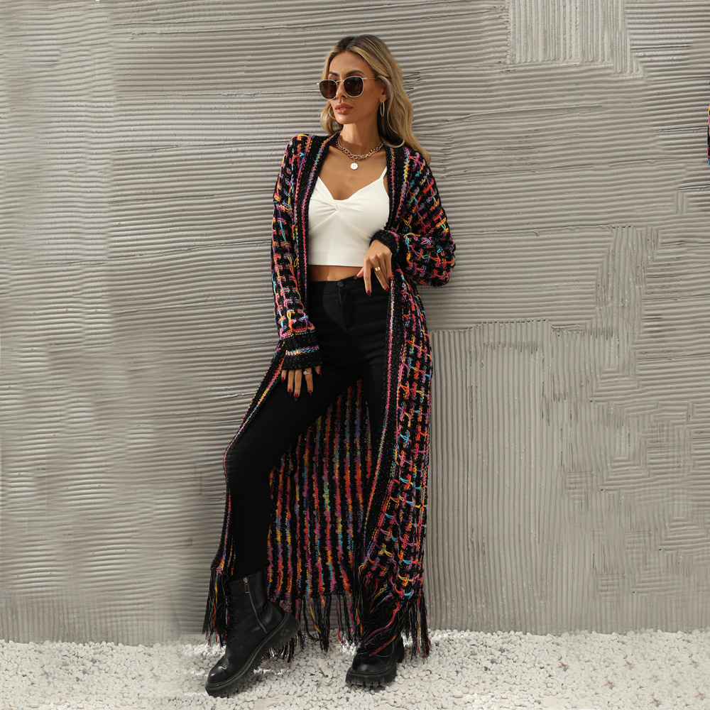 Kardigan Rajut Panjang Berumba - Street Fashion Winter 2026 ulasan dan harga