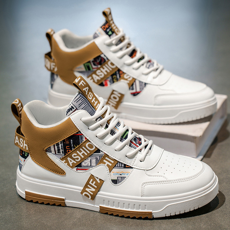 Sepatu Kasual High-Top Pria Te - Street Fashion Trend 2025 ulasan dan harga