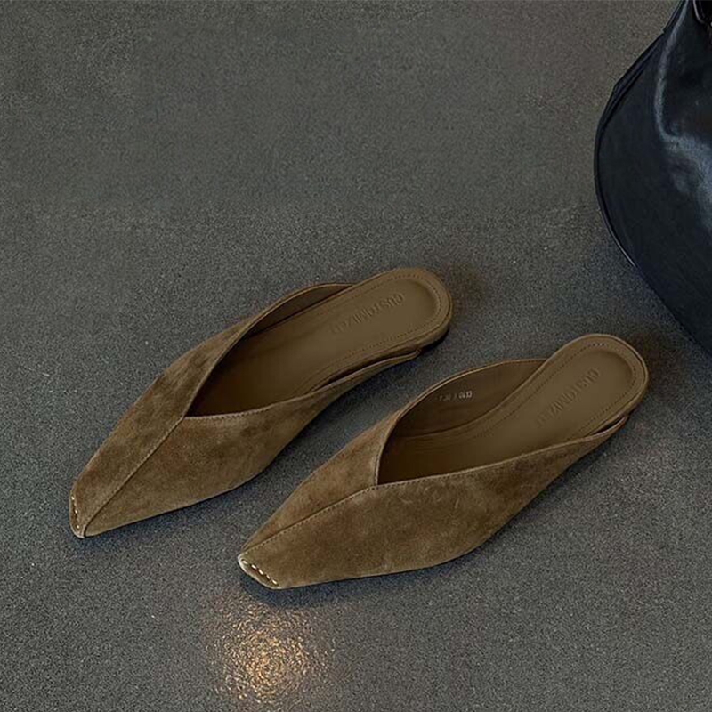 Sepatu Mules Wanita, Sandal Da - Street Fashion Brands ulasan dan harga