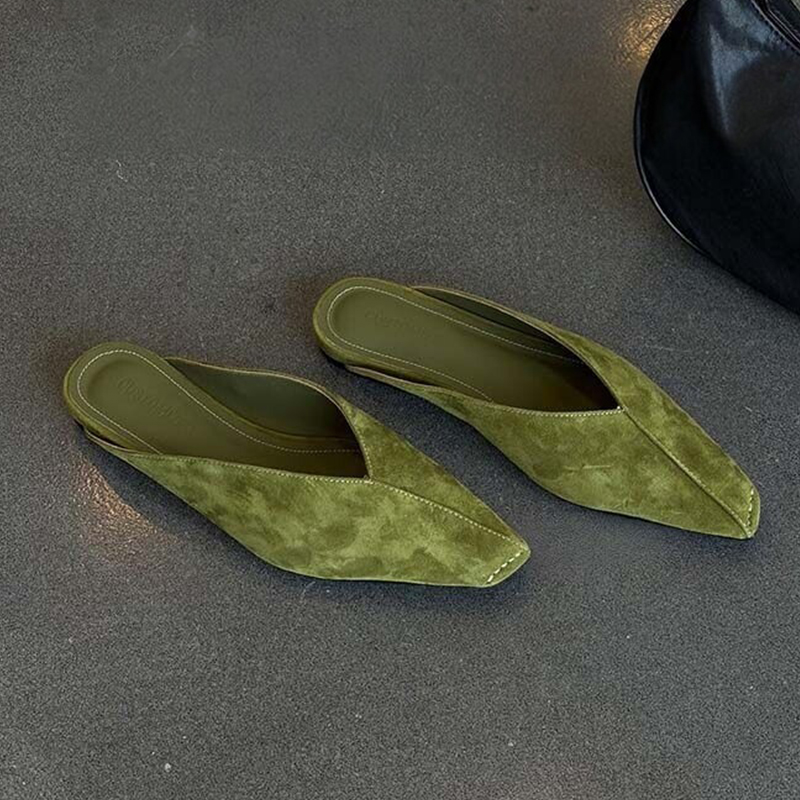 Sepatu Mules Wanita, Sandal Da - Street Fashion Brands ulasan dan harga