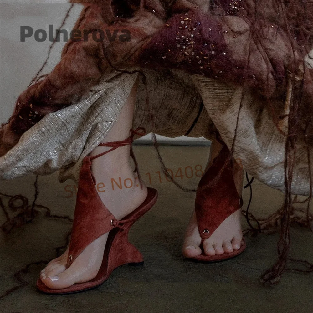 Sandal Suede Cokelat Seksi unt - Street Fashion Brands ulasan dan harga