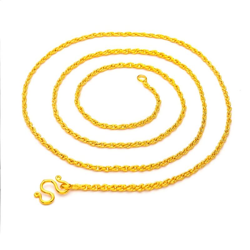 Kalung Hip Hop Tali Pilin 2mm  - Fashion Street Singapore ulasan dan harga