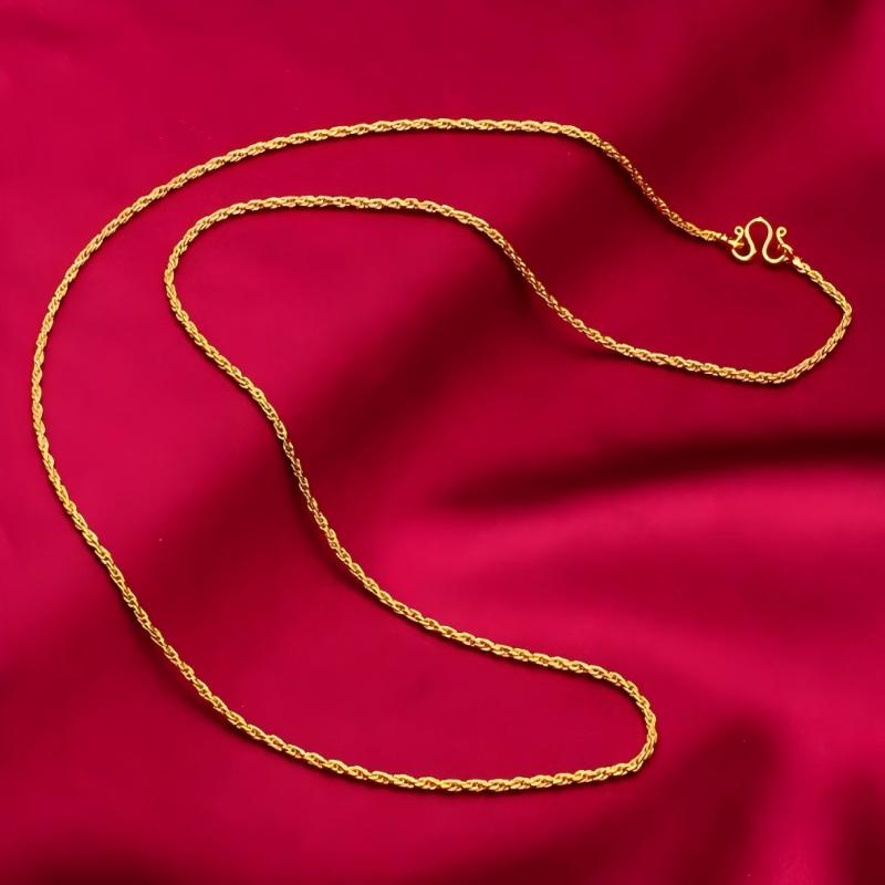 Kalung Hip Hop Tali Pilin 2mm  - Fashion Street Singapore ulasan dan harga