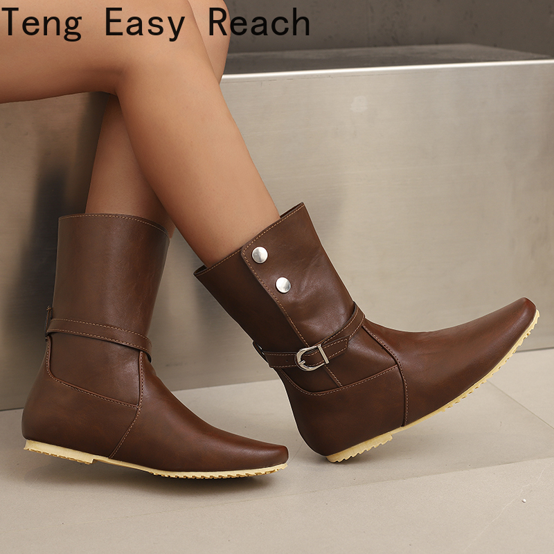 Sepatu Bot Panjang Setengah Pe - Street Fashion Winter 2026 ulasan dan harga