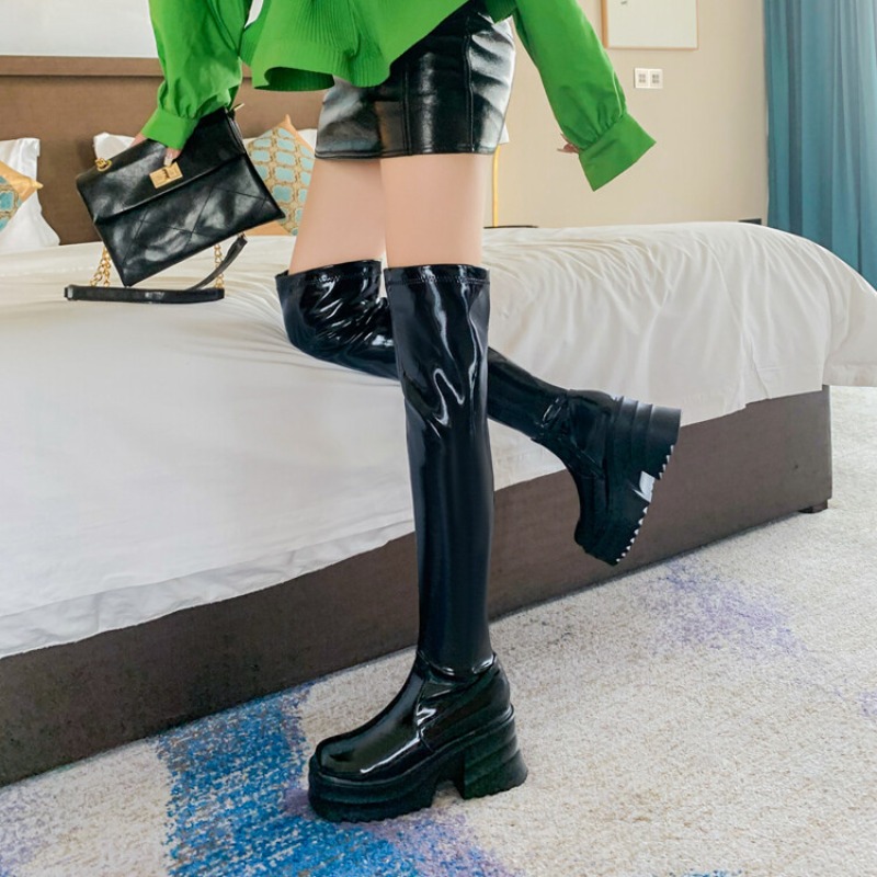 Sepatu Bot Tinggi Wanita Musim - Street Fashion Winter 2026 ulasan dan harga