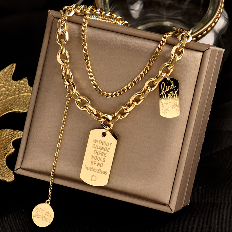 Kalung Choker baja Titanium Pr - Fashion Street Singapore ulasan dan harga
