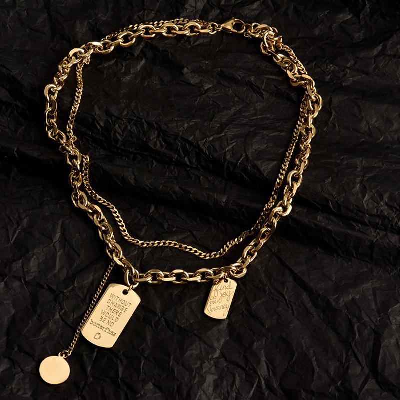 Kalung Choker baja Titanium Pr - Fashion Street Singapore ulasan dan harga