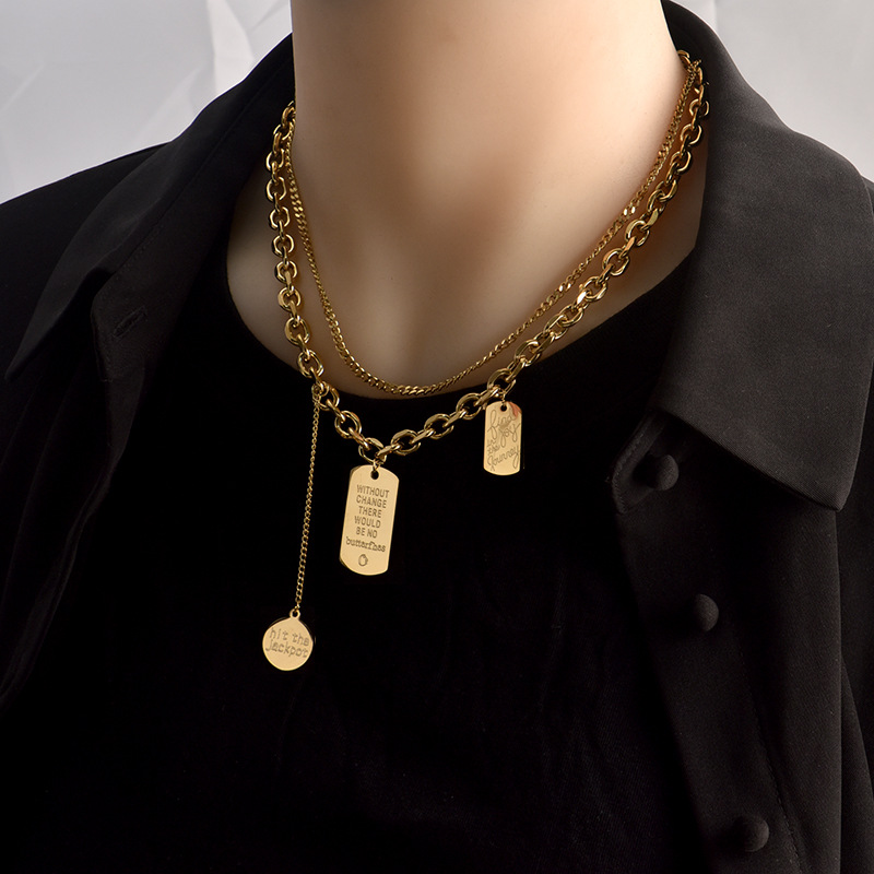 Kalung Choker baja Titanium Pr - Fashion Street Singapore ulasan dan harga