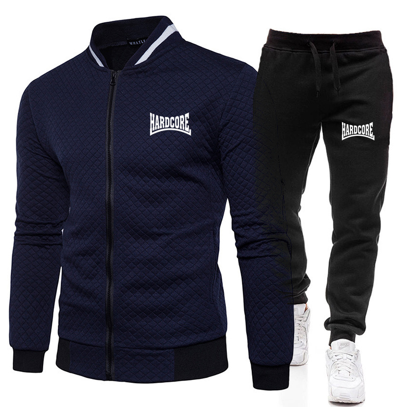 HARDCORE Jaket Set Kerah Tegak - Street Fashion Casual ulasan dan harga