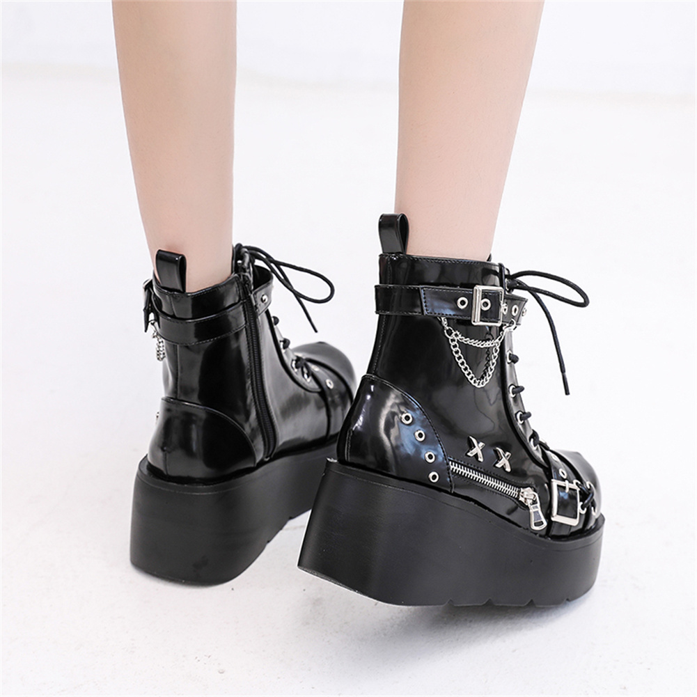Sepatu Bot Pergelangan Kaki Pl - Street Fashion Brands ulasan dan harga