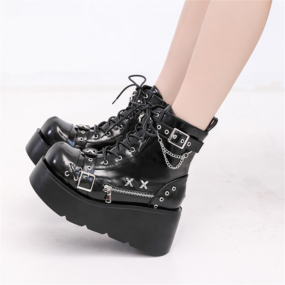 Sepatu Bot Pergelangan Kaki Pl - Street Fashion Brands ulasan dan harga