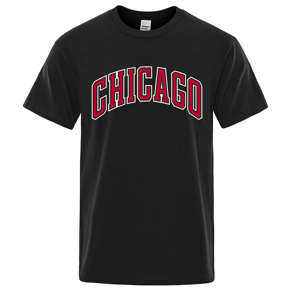 Kaus Pria American City Chicag - Street Fashion Chicago ulasan dan harga