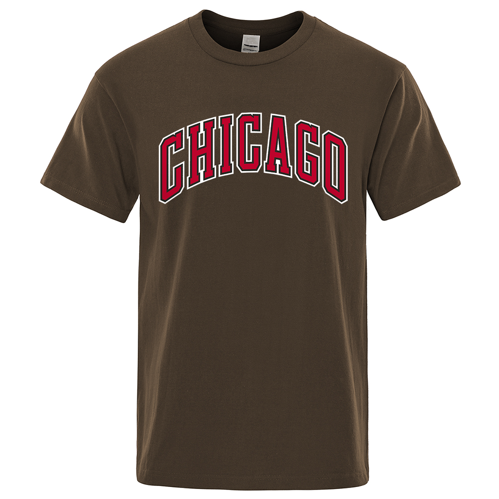 Kaus Pria American City Chicag - Street Fashion Chicago ulasan dan harga