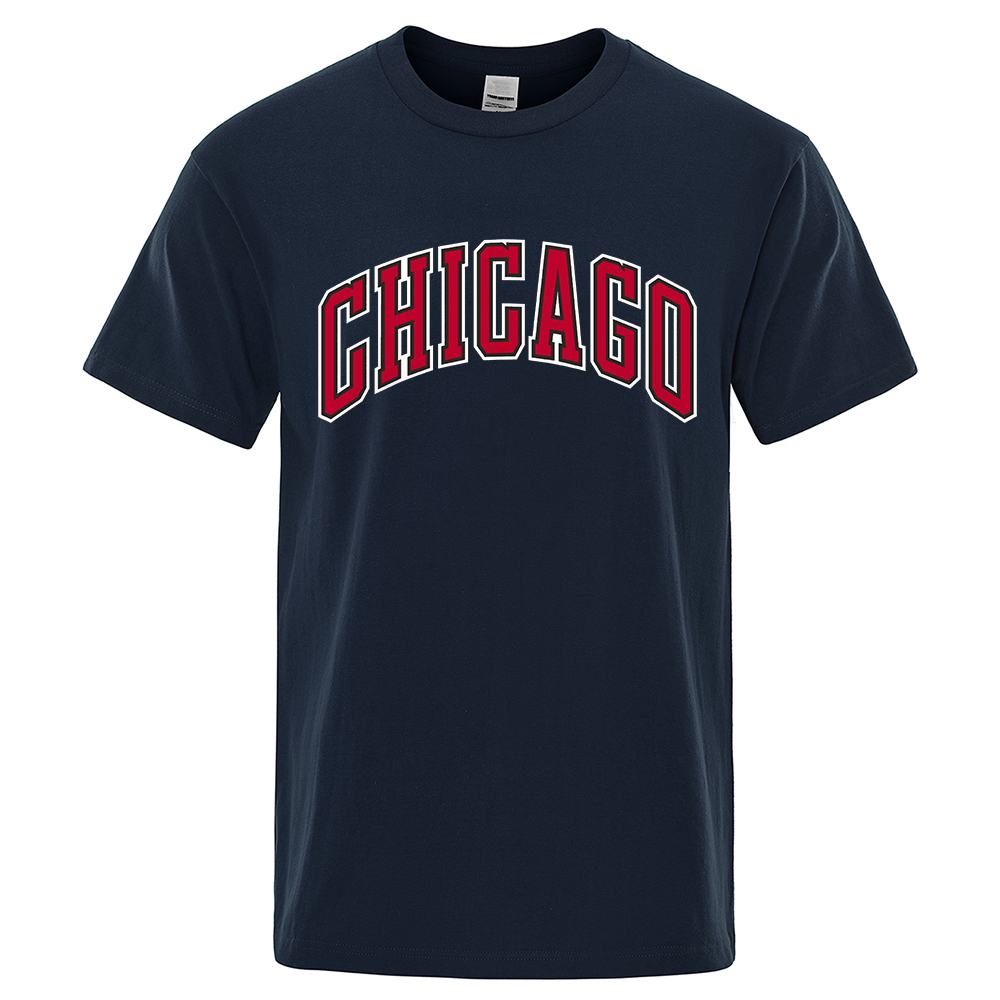 Kaus Pria American City Chicag - Street Fashion Chicago ulasan dan harga